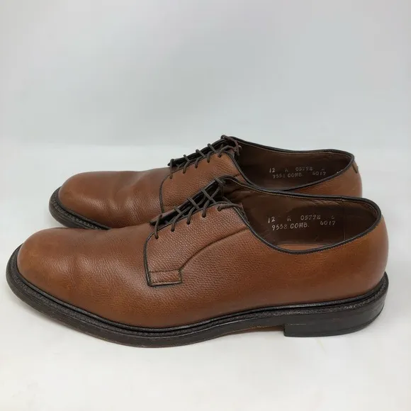 Allen Edmonds Leeds Cognac Leather Oxfords