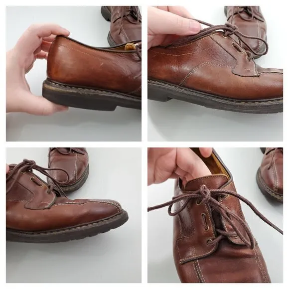 Allen Edmonds‎ Mapleton 9.5 D Brown Oxfords Work Ca