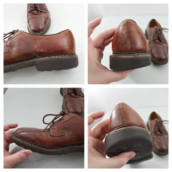 Allen Edmonds‎ Mapleton 9.5 D Brown Oxfords Work Ca