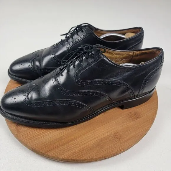 Allen Edmonds McClain Wingtip Black Leather Dress Shoes Oxfords Men’s Sz 11 3E