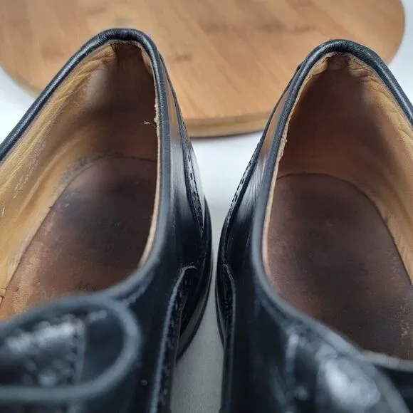 Allen Edmonds McClain Wingtip Black Leather Dress Shoes Oxfords Men’s Sz 11 3E