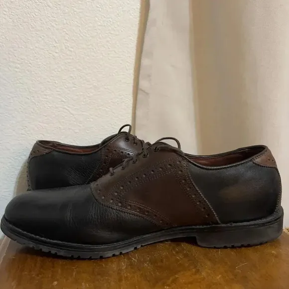 Allen Edmonds Mens Links Straits Saddle Loafer Oxford Golf Shoe Size 11.5 B 8711