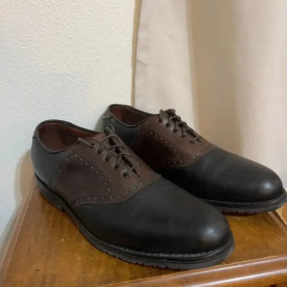 Allen Edmonds Mens Links Straits Saddle Loafer Oxford Golf Shoe Size 11.5 B 8711