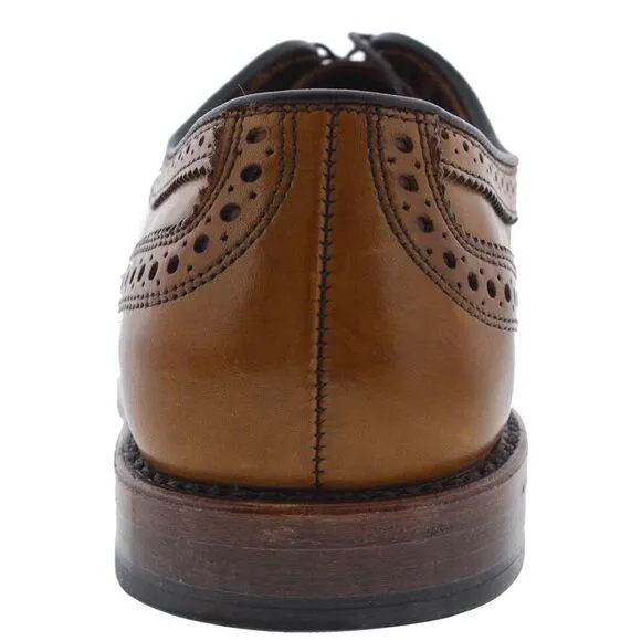Allen Edmonds Mens Strand Brown Leather Brogue Lace Up Oxfords Shoes Used