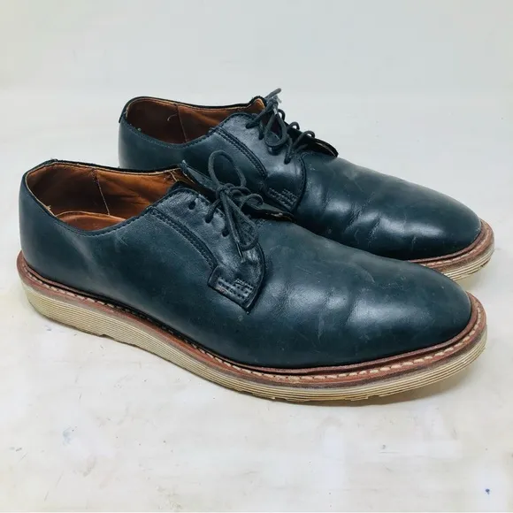 Allen Edmonds Navy Leather Oxfords