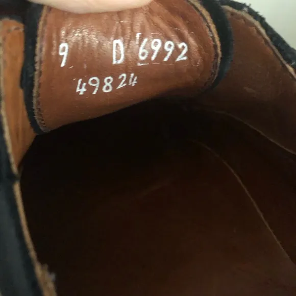 Allen Edmonds Navy Leather Oxfords