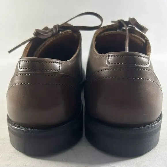 Allen Edmonds Port Washington Feather Welt Men’s Leather Oxfords Brown Size 9 D