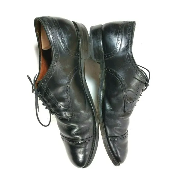 Allen Edmonds THE CITY Leather Cap Toe Lace Up 12