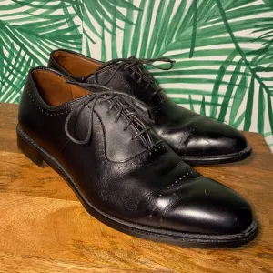 Allen Edmonds Vernon Black Leather Oxfords Men’s 9.5 D