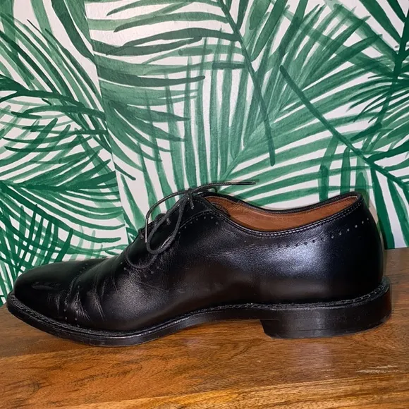 Allen Edmonds Vernon Black Leather Oxfords Men’s 9.5 D