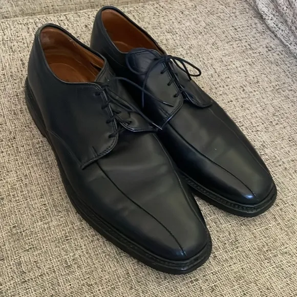 Allen Edmonds Warren Black Leather Oxfords Size 10
