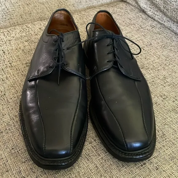 Allen Edmonds Warren Black Leather Oxfords Size 10