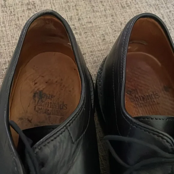 Allen Edmonds Warren Black Leather Oxfords Size 10