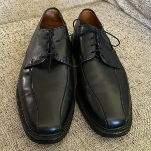 Allen Edmonds Warren Black Leather Oxfords Size 10