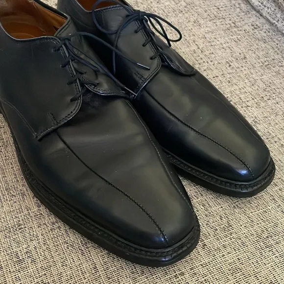 Allen Edmonds Warren Black Leather Oxfords Size 10