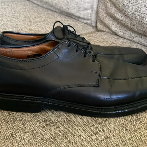 Allen Edmonds Warren Black Leather Oxfords Size 10