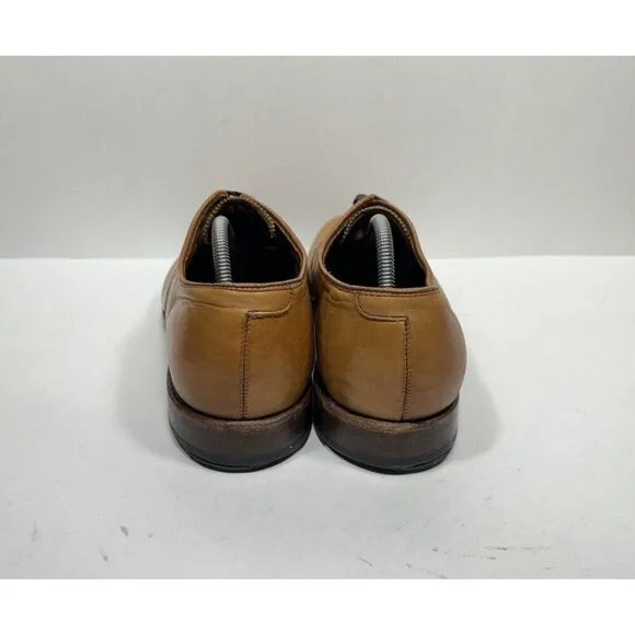 Allen Edmonds Carlyle Walnut Plain Toe Leather Oxfords 8832 Men's Size 11.5 D