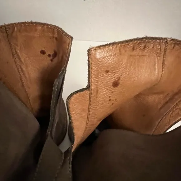 AllSaints Brown Suede Ankle Boots