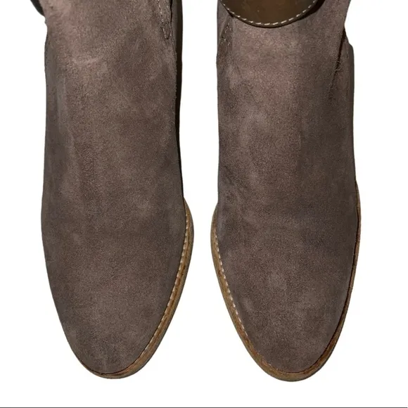 AllSaints Brown Suede Ankle Boots