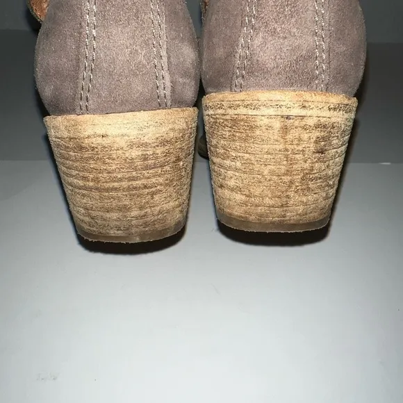AllSaints Brown Suede Ankle Boots