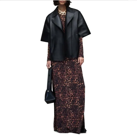 ALLSAINTS Katlyn: Evita Maxi Dress In Natural Brown (NWOT)