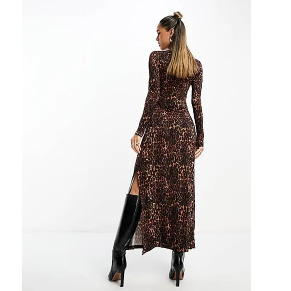 ALLSAINTS Katlyn: Evita Maxi Dress In Natural Brown (NWOT)