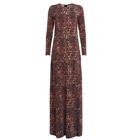 ALLSAINTS Katlyn: Evita Maxi Dress In Natural Brown (NWOT)