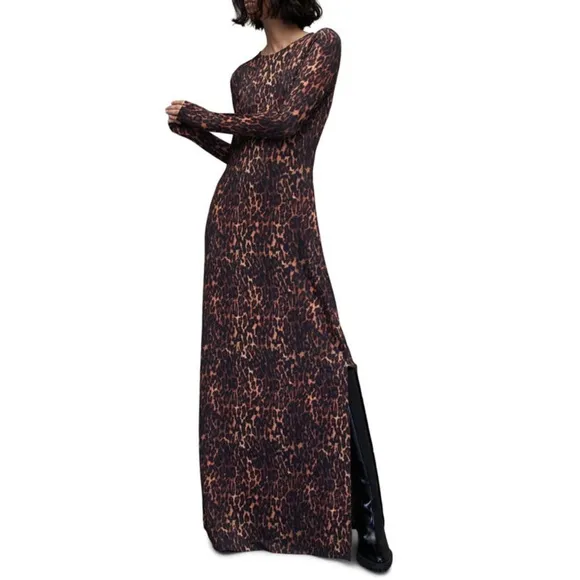 ALLSAINTS Katlyn: Evita Maxi Dress In Natural Brown (NWOT)
