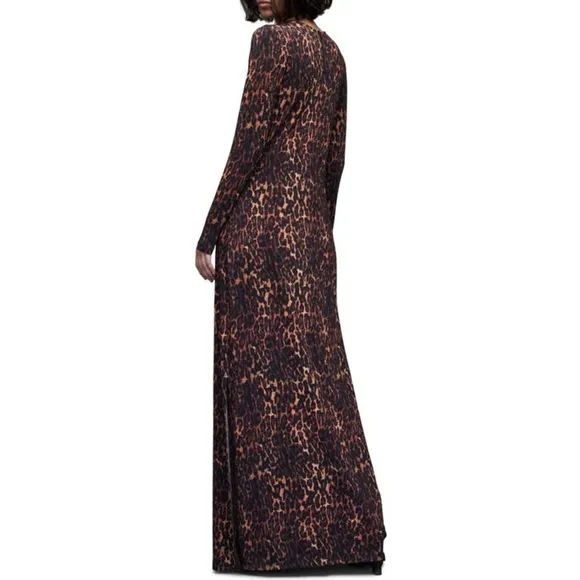 ALLSAINTS Katlyn: Evita Maxi Dress In Natural Brown (NWOT)