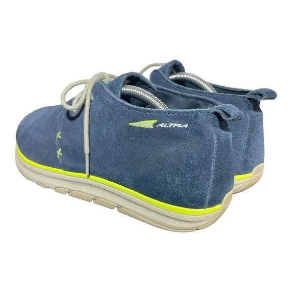 Altra Desert Boot Run Natural Blue Leather Suede Shoes A1674 Men's Size 10