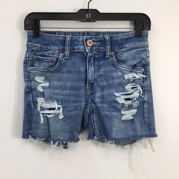 American Eagle Outfitters Women's Jean Shorts Bundle of 3 Size 2 EXCELLENT