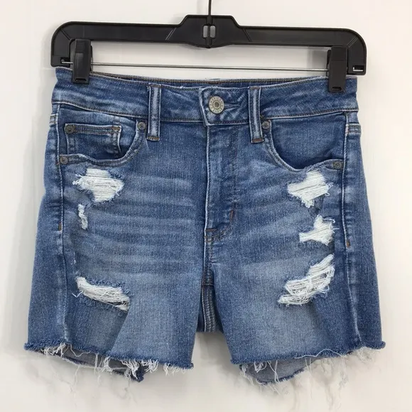 American Eagle Outfitters Women's Jean Shorts Bundle of 3 Size 2 EXCELLENT