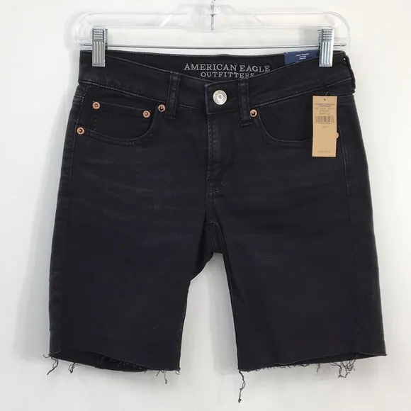 American Eagle Outfitters Women's Shorts Pink and Black Bundle of 2 Size 2