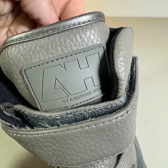 ANDROID HOMME Mens Propulsion High Top Ultra Lightweight Gray Sneaker