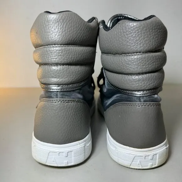 ANDROID HOMME Mens Propulsion High Top Ultra Lightweight Gray Sneaker