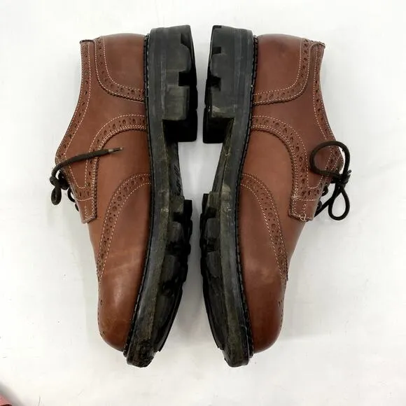Angel John Fluevog Brown leather Chunky Oxfords