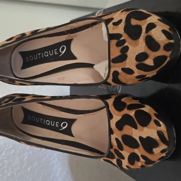 Animal Print block heels