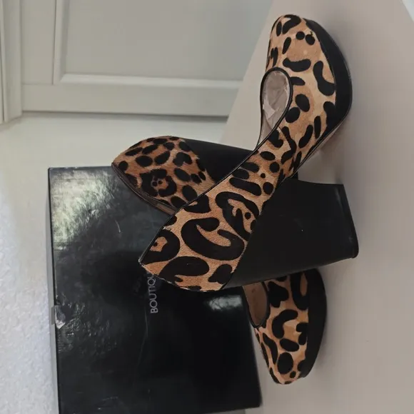Animal Print block heels