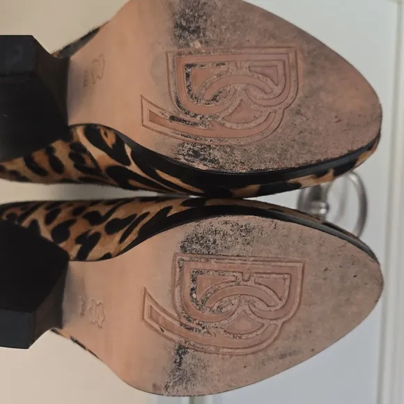 Animal Print block heels