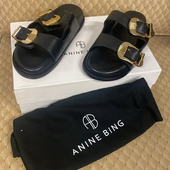 ANINE BING Waylon Slides
