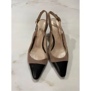 Ann Mashburn Color Block Slingback Heels size 36 euro