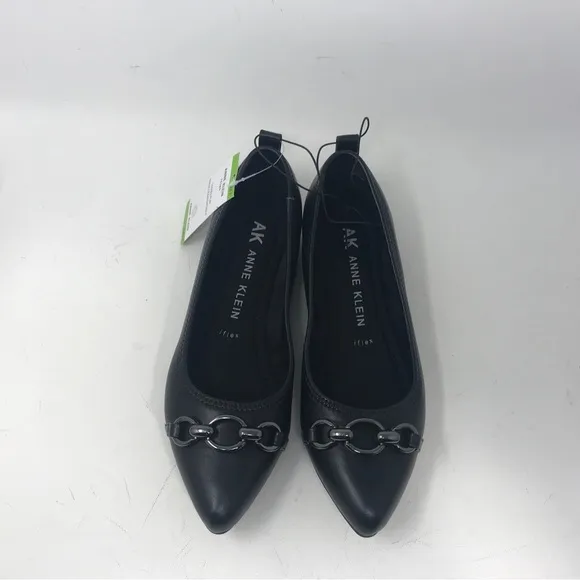 Anne Klein iFlex Walk Comfortably Flat Shoe, Women's Size 7 - Black