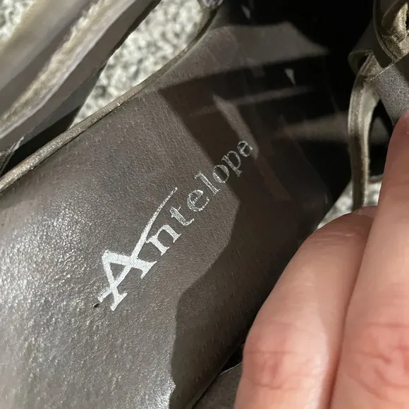 Antelope shoes women's wedged heels, size 37 EU or 6.5 US