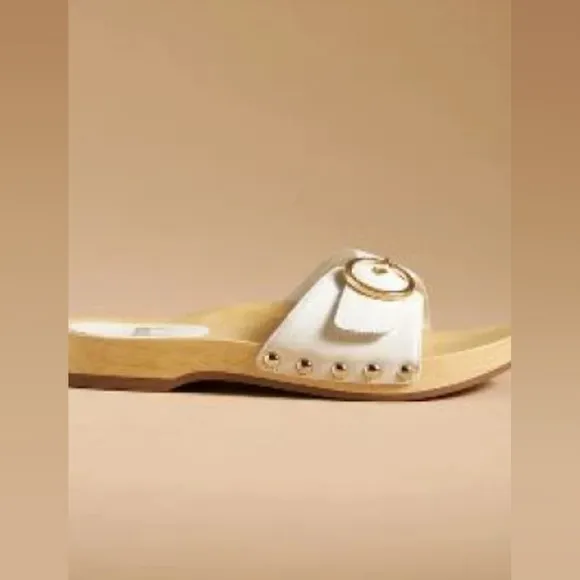 Anthropologie Beek Woodstar Slide Clogs