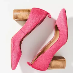 Anthropologie Yvonne Block Heels Size 8