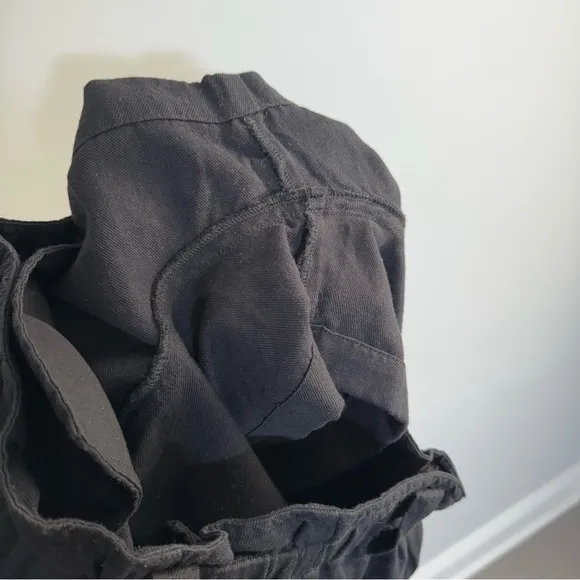 APIECE APART Son Vida Linen Organic Cotton BlendTwill Paper Bag Shorts Black S