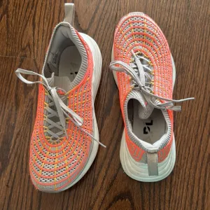 APL Orange and Gray Athletic Shoes for Performance