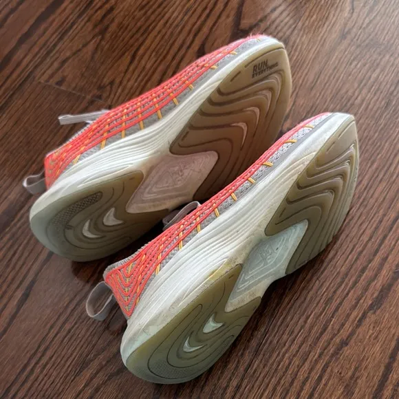 APL Orange and Gray Athletic Shoes for Performance