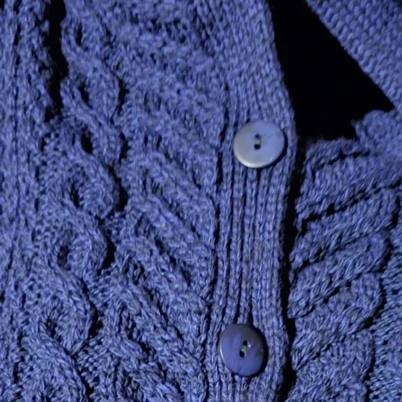 ARAN CRAFTS v-neck long cardigan