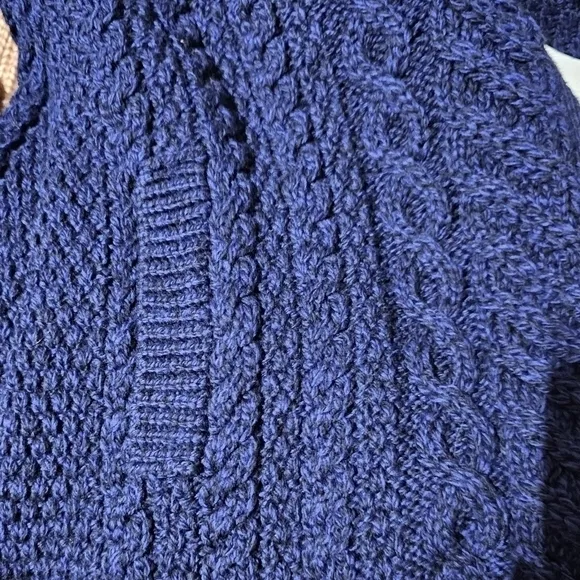 ARAN CRAFTS v-neck long cardigan